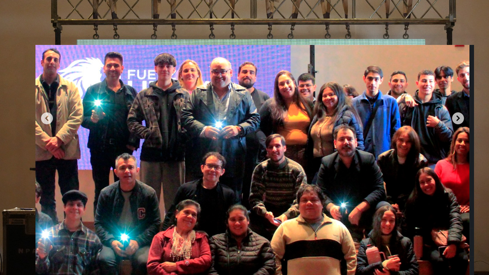 Actividad de reforestación en barrio